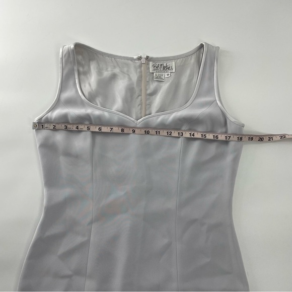 Bob Mackie Light Grey 3- piece Mother of Bride/ Groom dress with Jacket Size 10 - Picture 9 of 15